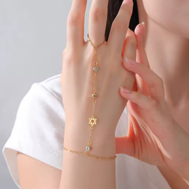 צמיד טבעת מגן דוד