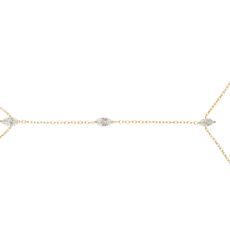 צמיד עדין עם חיבור טבעתי ליד