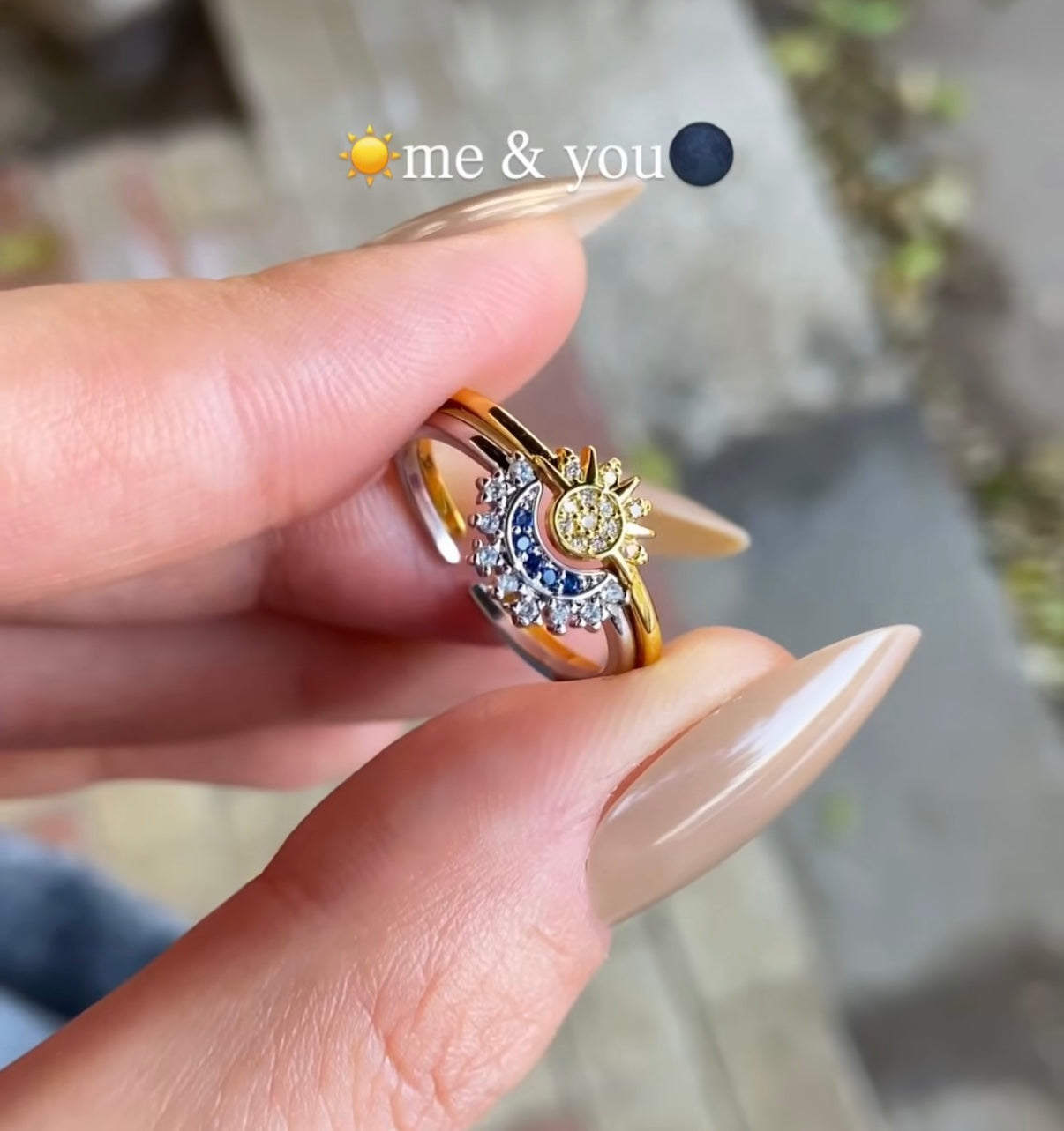 טבעת ירח&שמש