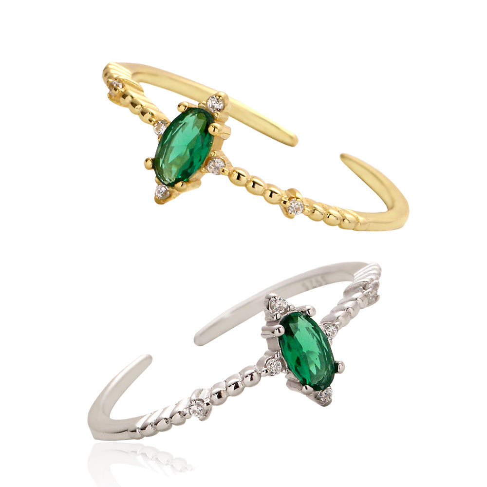 טבעת אבן ירוק