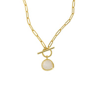 שרשרת קריסטל עגולה