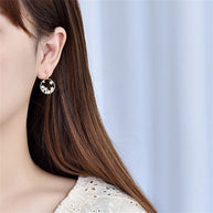 עגילי מעגל פריחה