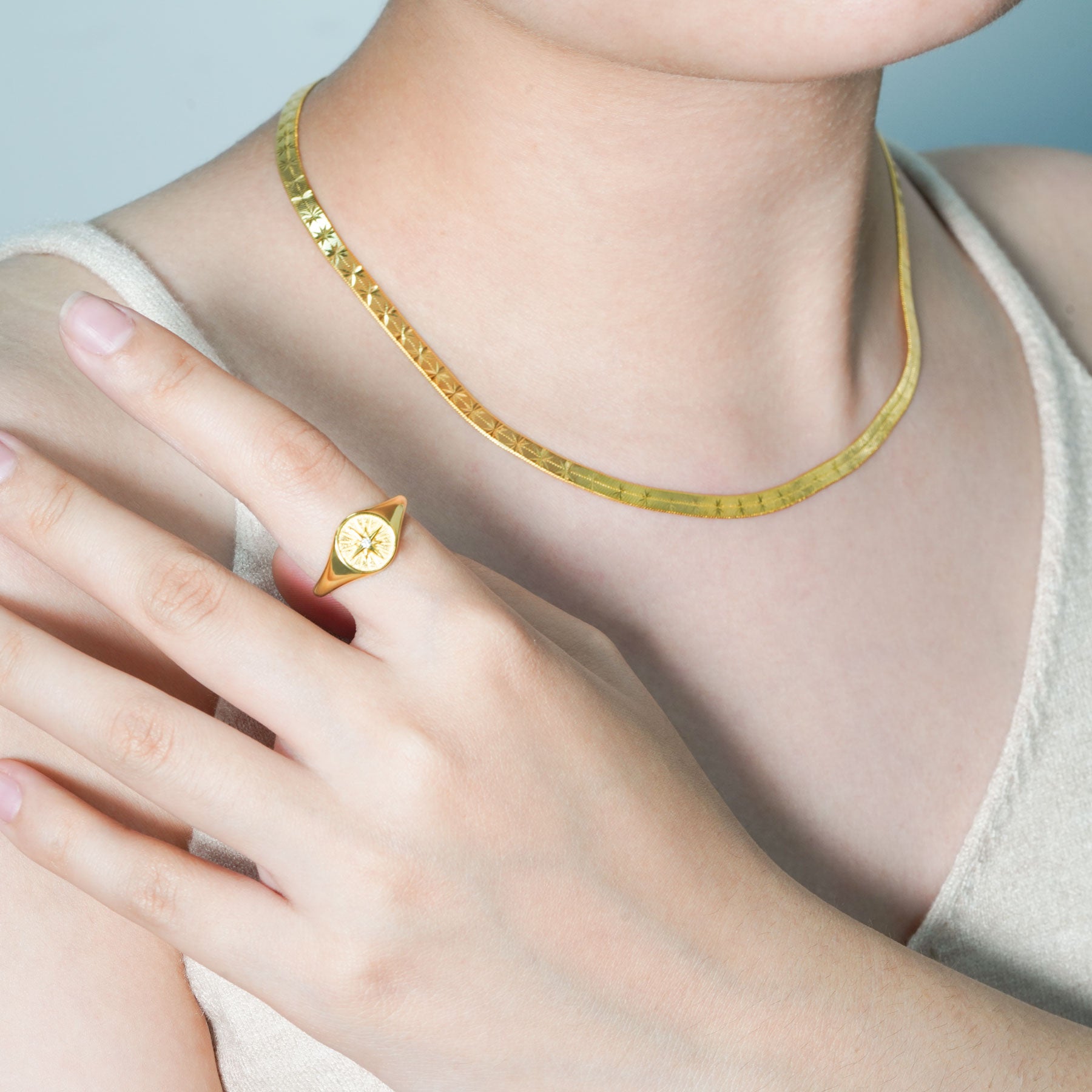 שרשרת קלאסית חלקה