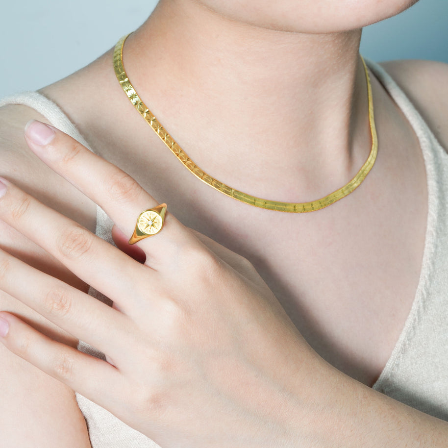 שרשרת קלאסית חלקה