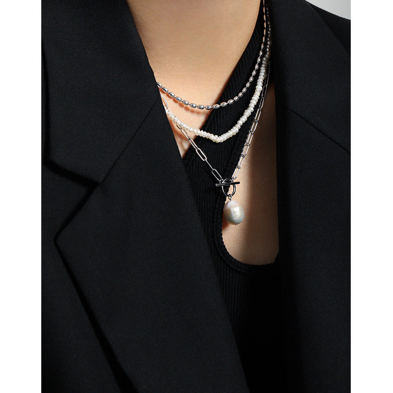 שרשרת פנינה טבעית