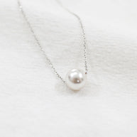 שרשרת פנינה עגולה